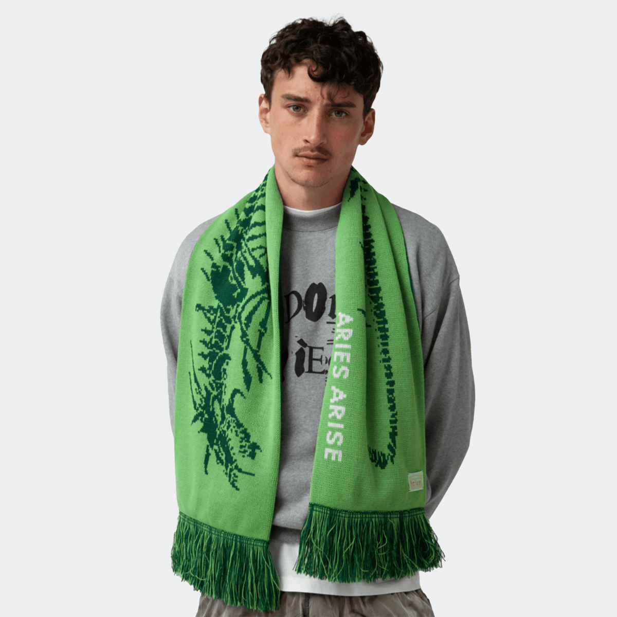 Aries Skeletor Scarf - Petrol - Aries - State Of Play