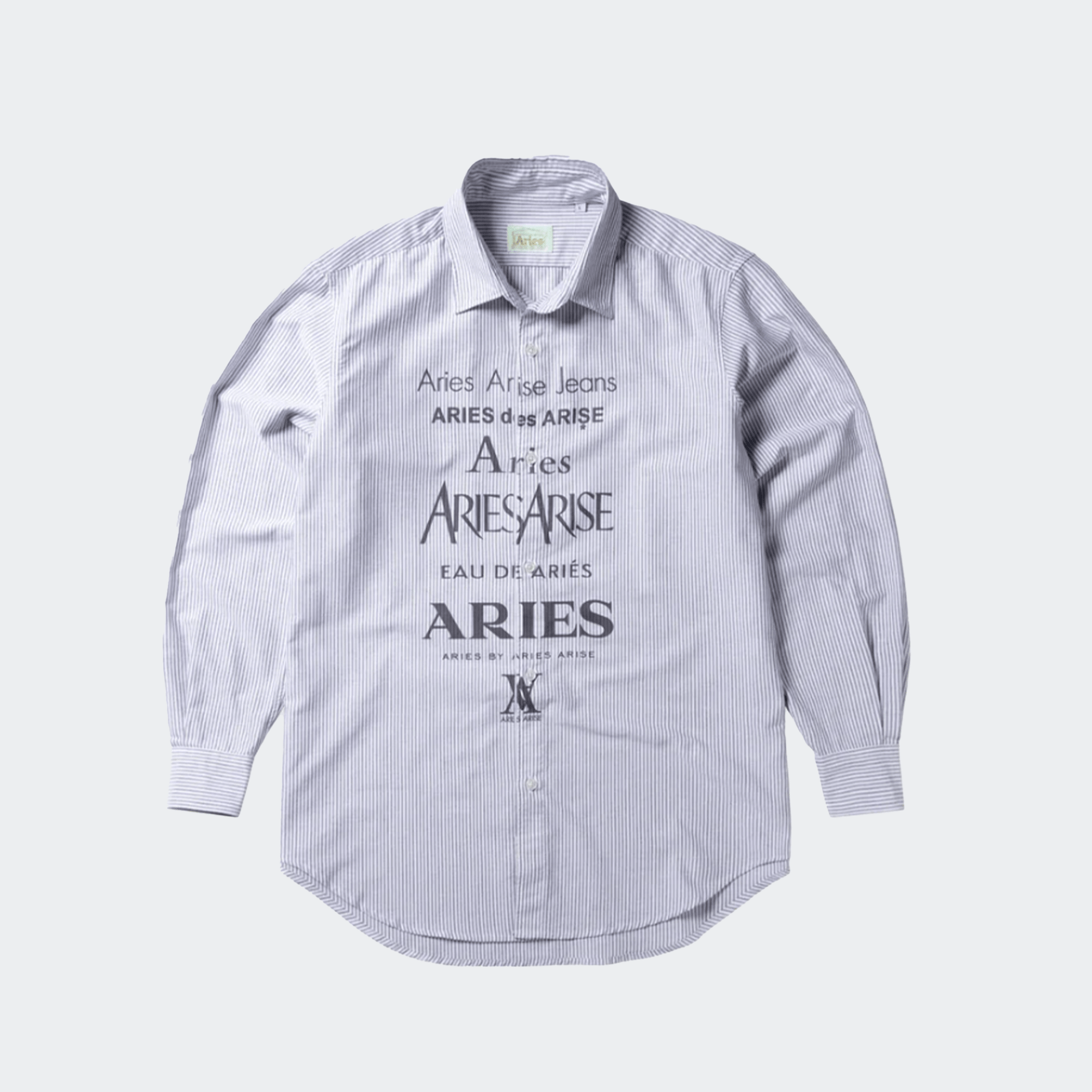 Aries Perfume Oxford Shirt - Black - Aries - State Of Play