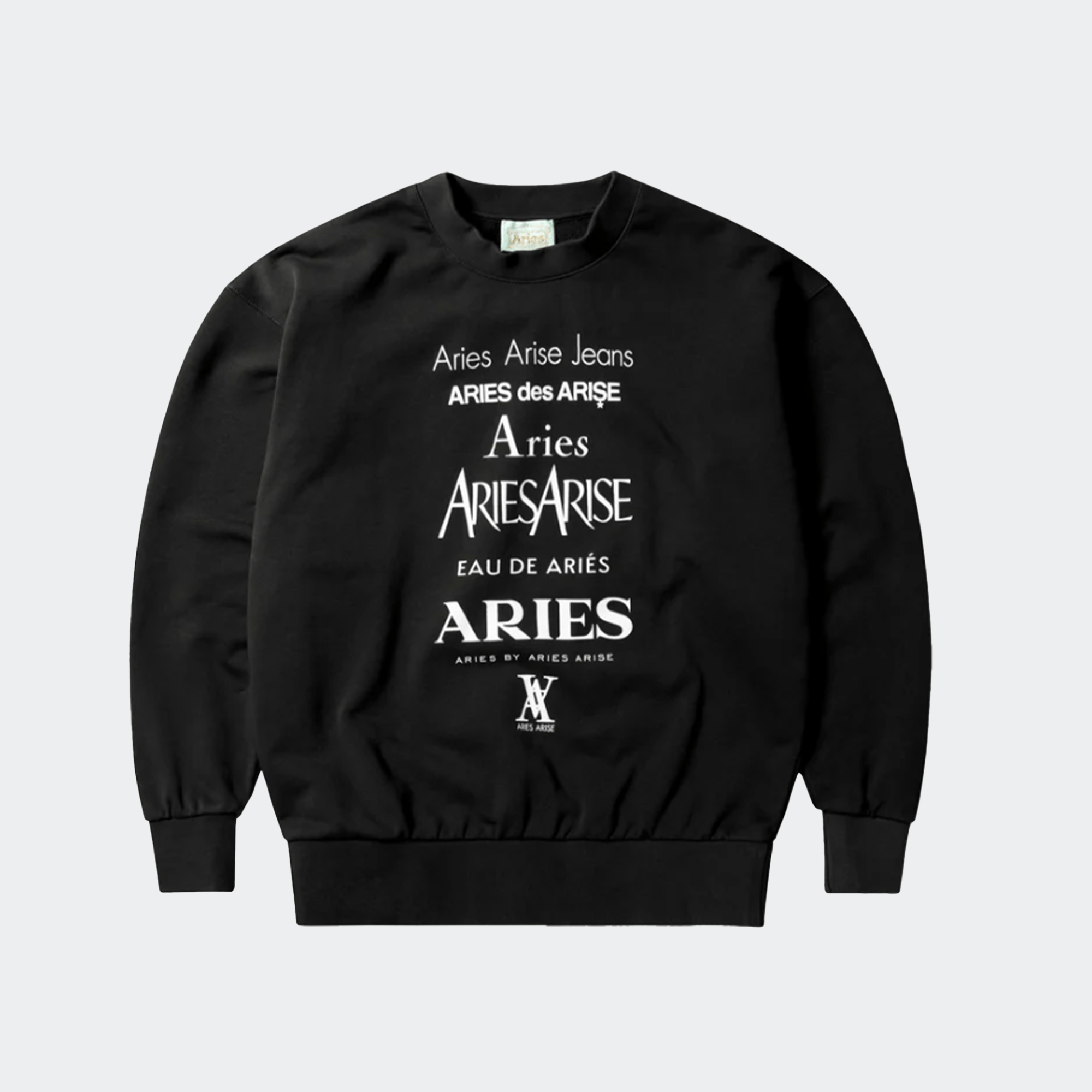 Arise Perfume Sweatshirt - Black - Aries - State Of Play