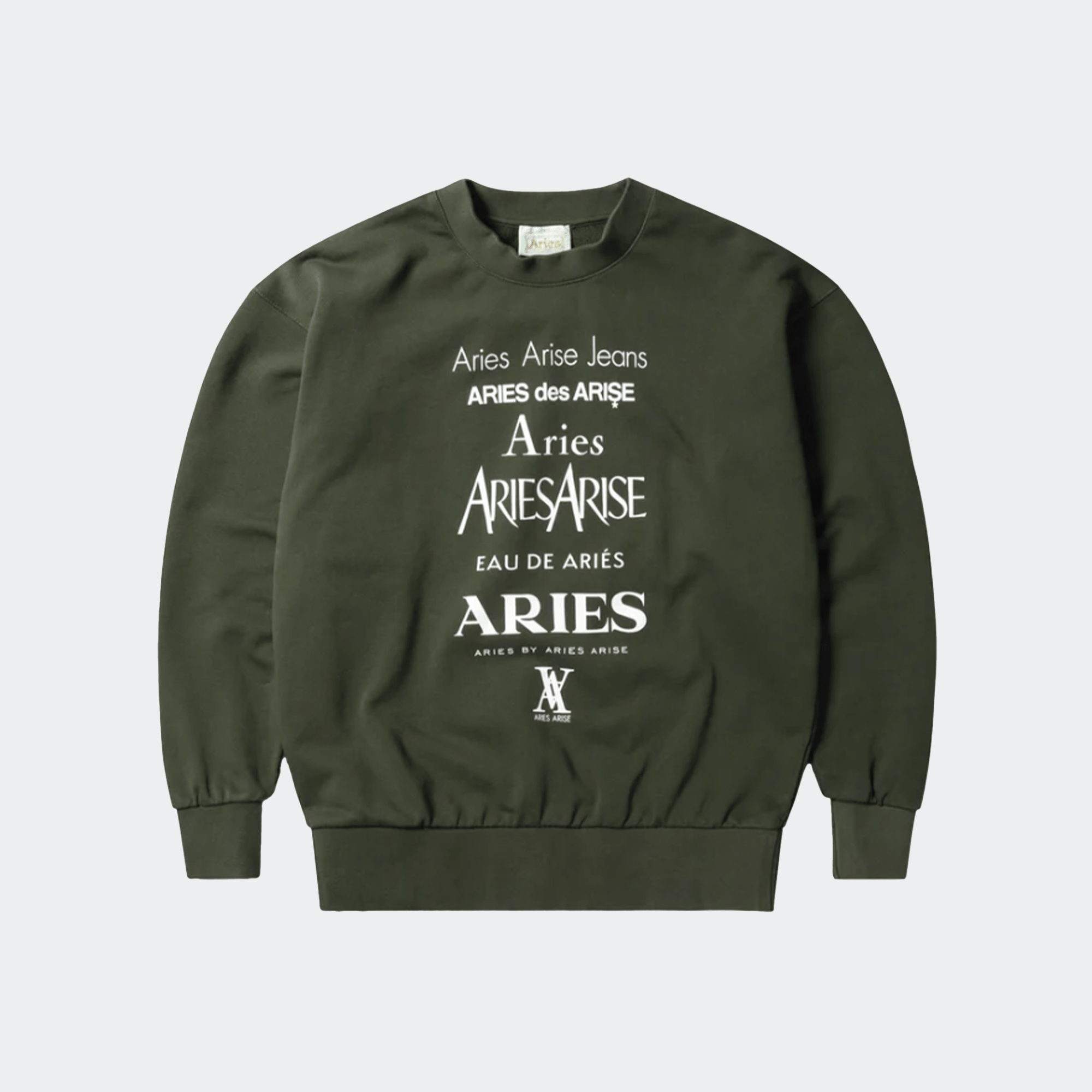 Arise Perfume Sweatshirt - Forest Green - Aries - State Of Play