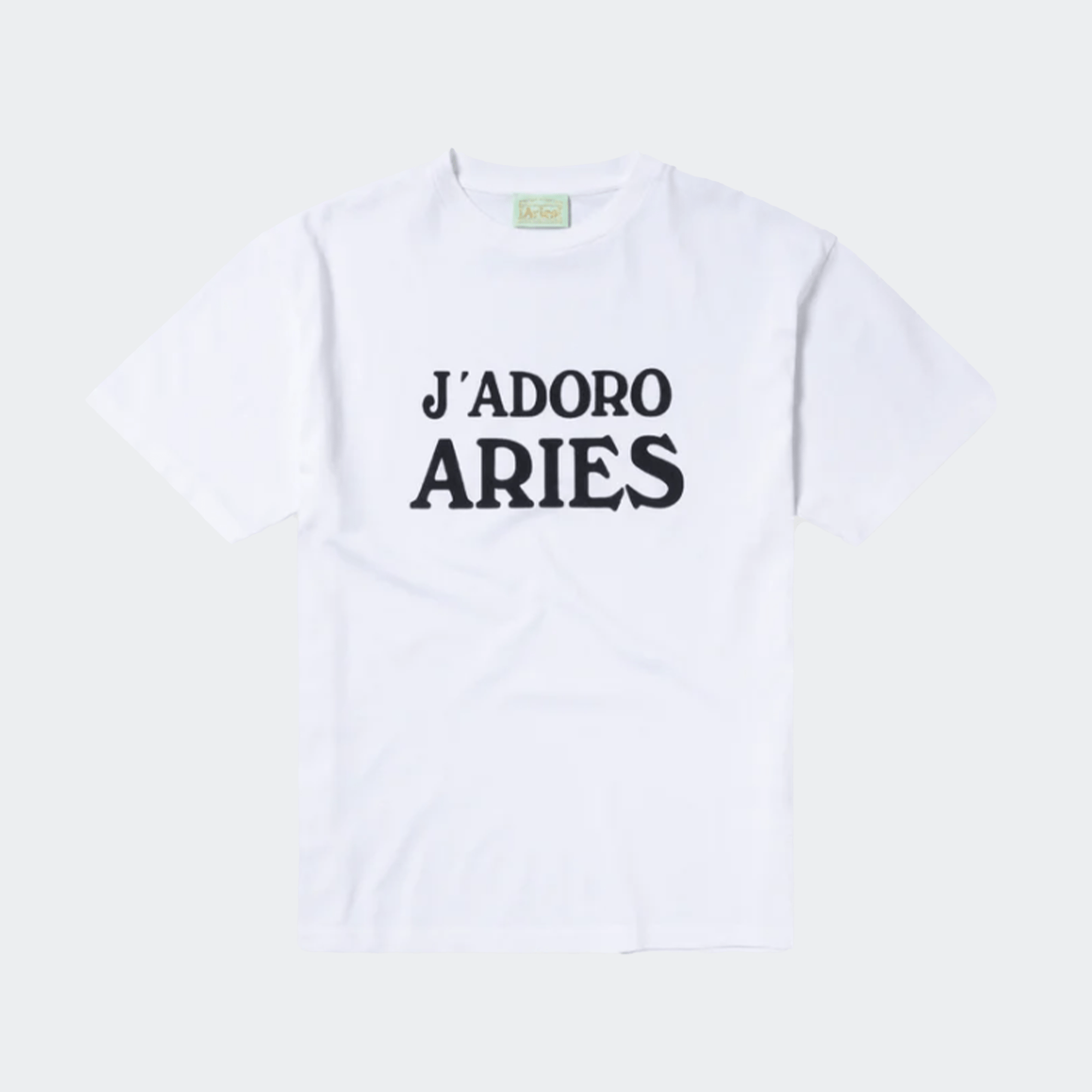 Aries J'adoro Short Sleeve Tee - White - Aries - State Of Play