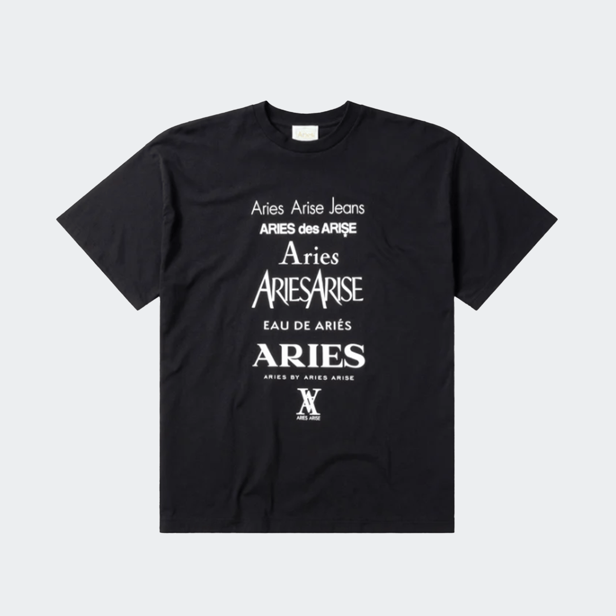 Aries Perfume Short Sleeve Tee - Black - Aries - State Of Play