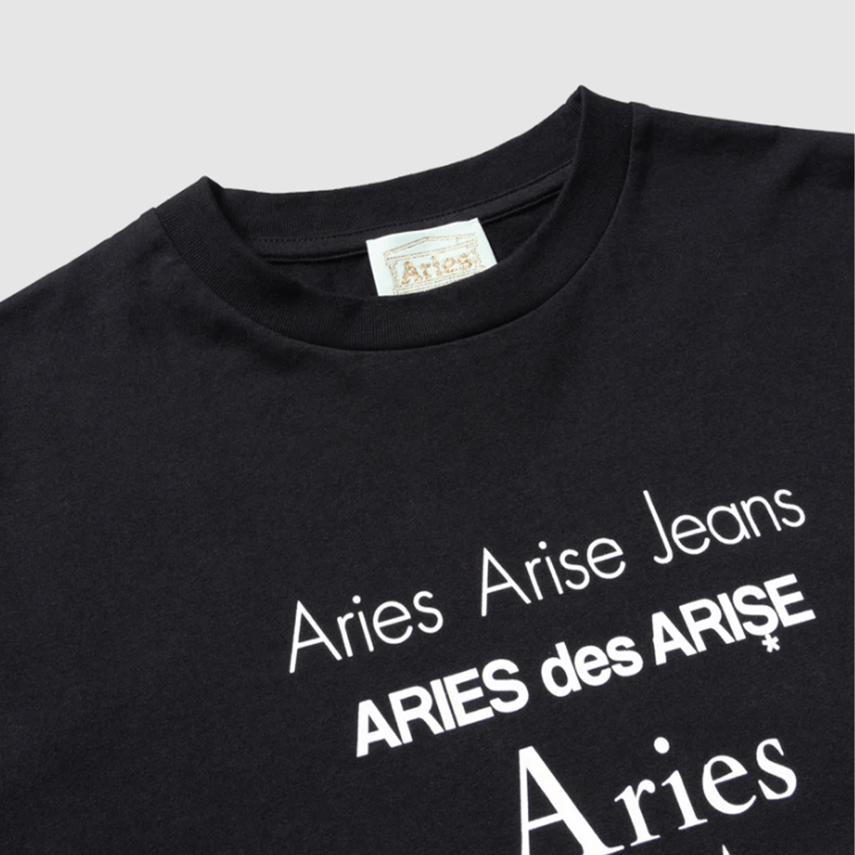 Aries Perfume Short Sleeve Tee - Black - Aries - State Of Play