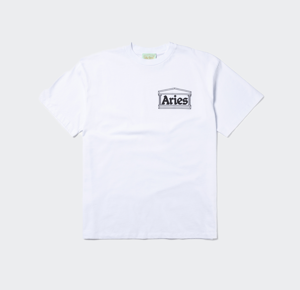 Aries Temple Short Sleeve Tee - White - Aries - State Of Play