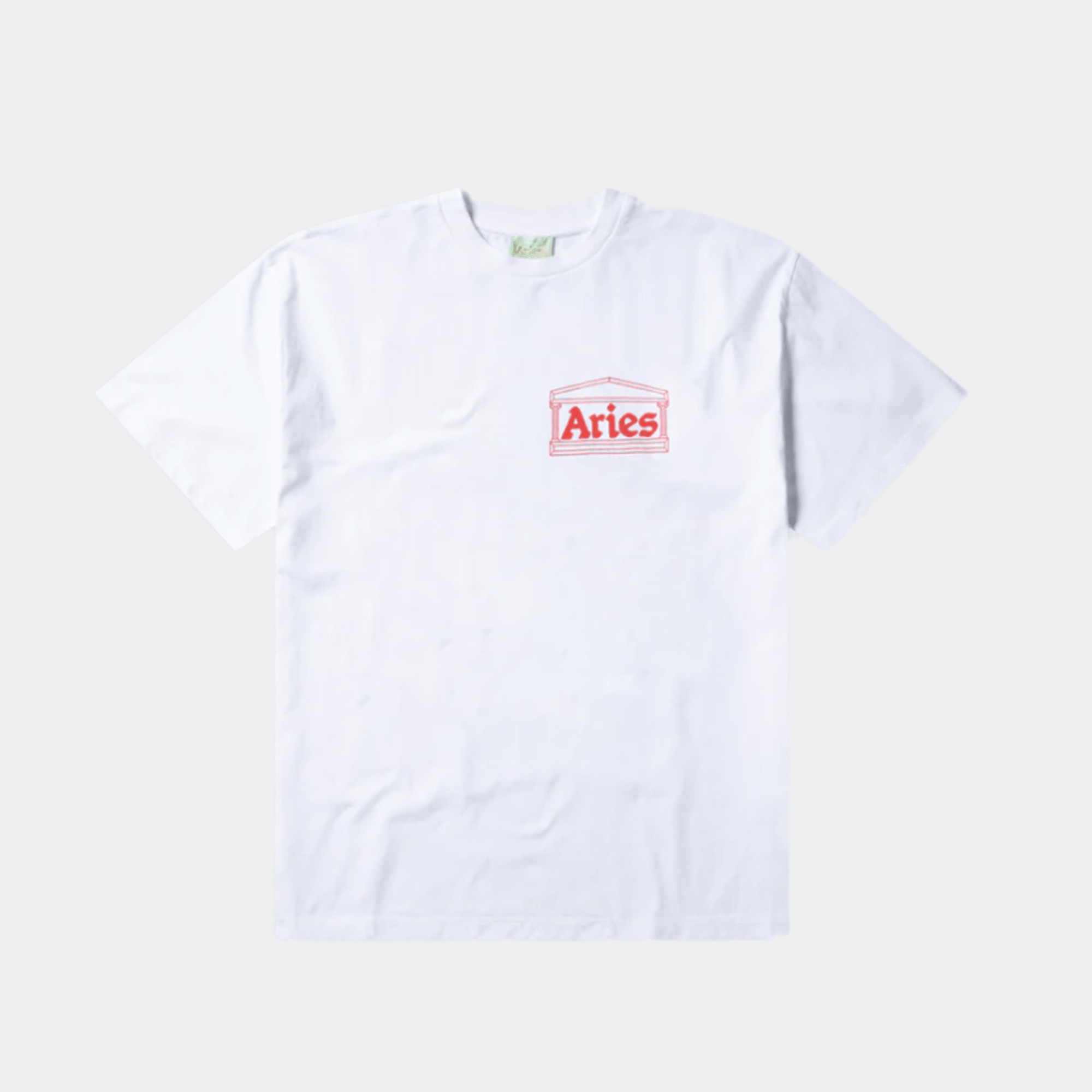 Aries Temple Short Sleeve Tee - White - Aries - State Of Play