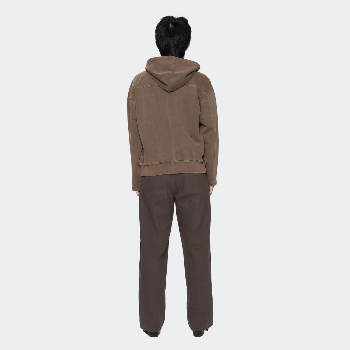 Beach Brains Star Bomber Zip Hoodie - Chocolate - Beach Brains - State Of Play