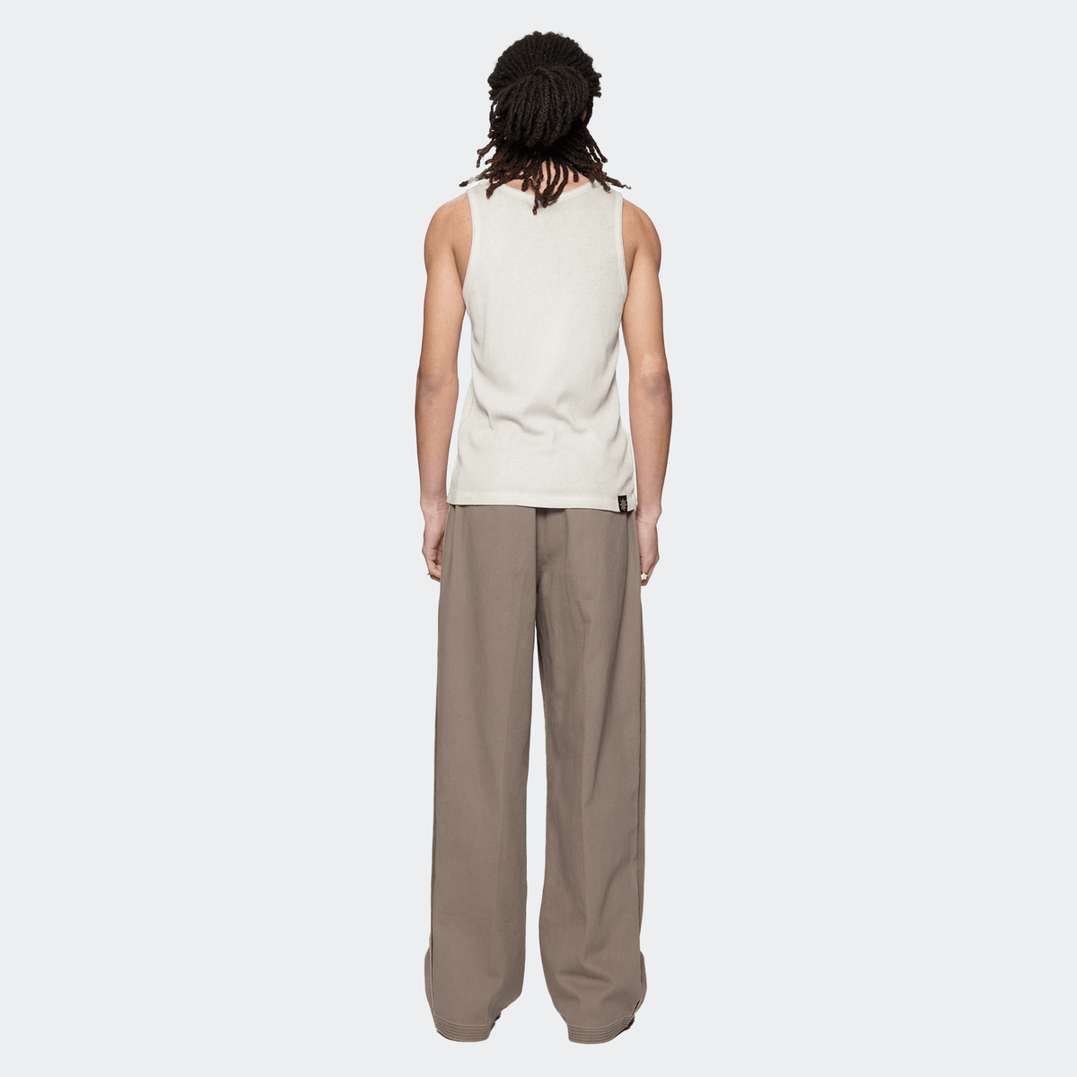 Beach Brains Pleated Work Pant - Gravel - Beach Brains - State Of Play