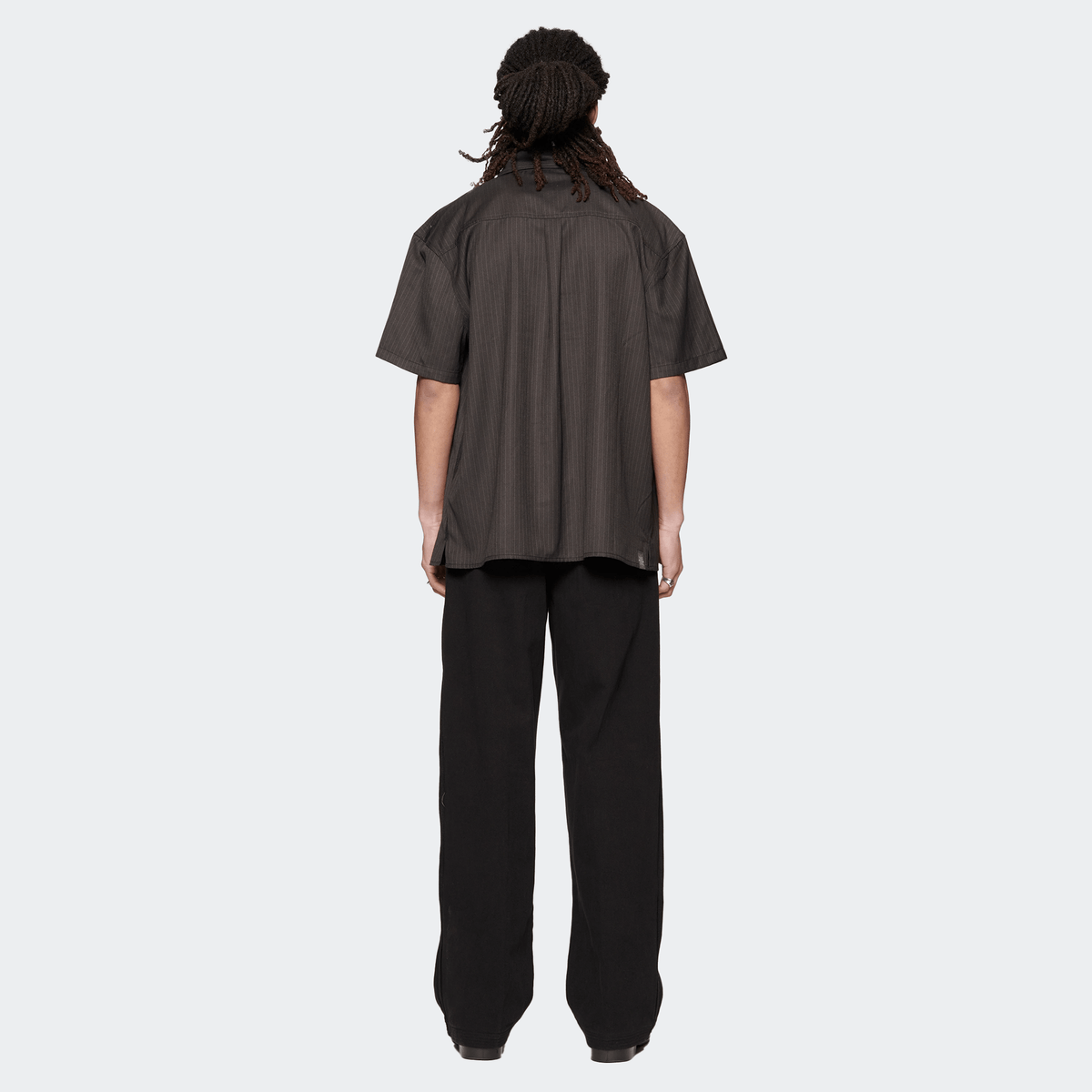 Beach Brains Shadow Suit Pant - Black Herringbone - Beach Brains - State Of Play
