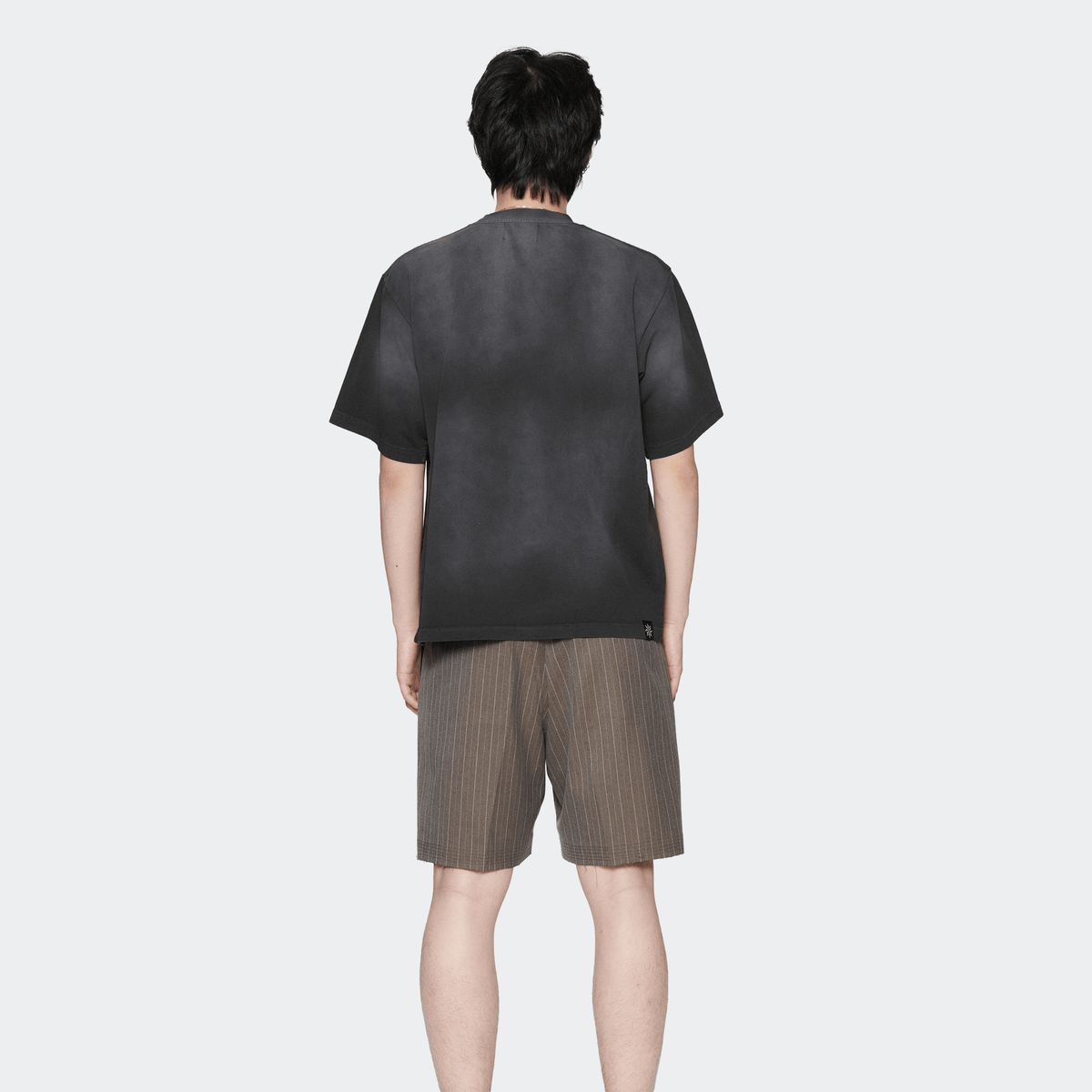 Beach Brains Logo Boxy Tee - Sun Faded Black - Beach Brains - State Of Play