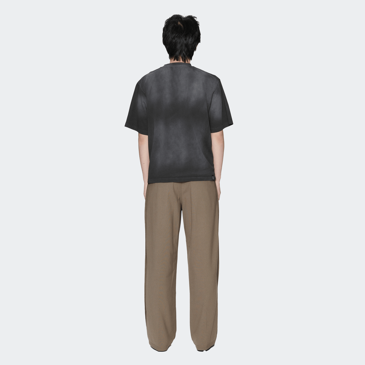 Beach Brains Logo Star Boxy Tee - Sun Faded Black - Beach Brains - State Of Play