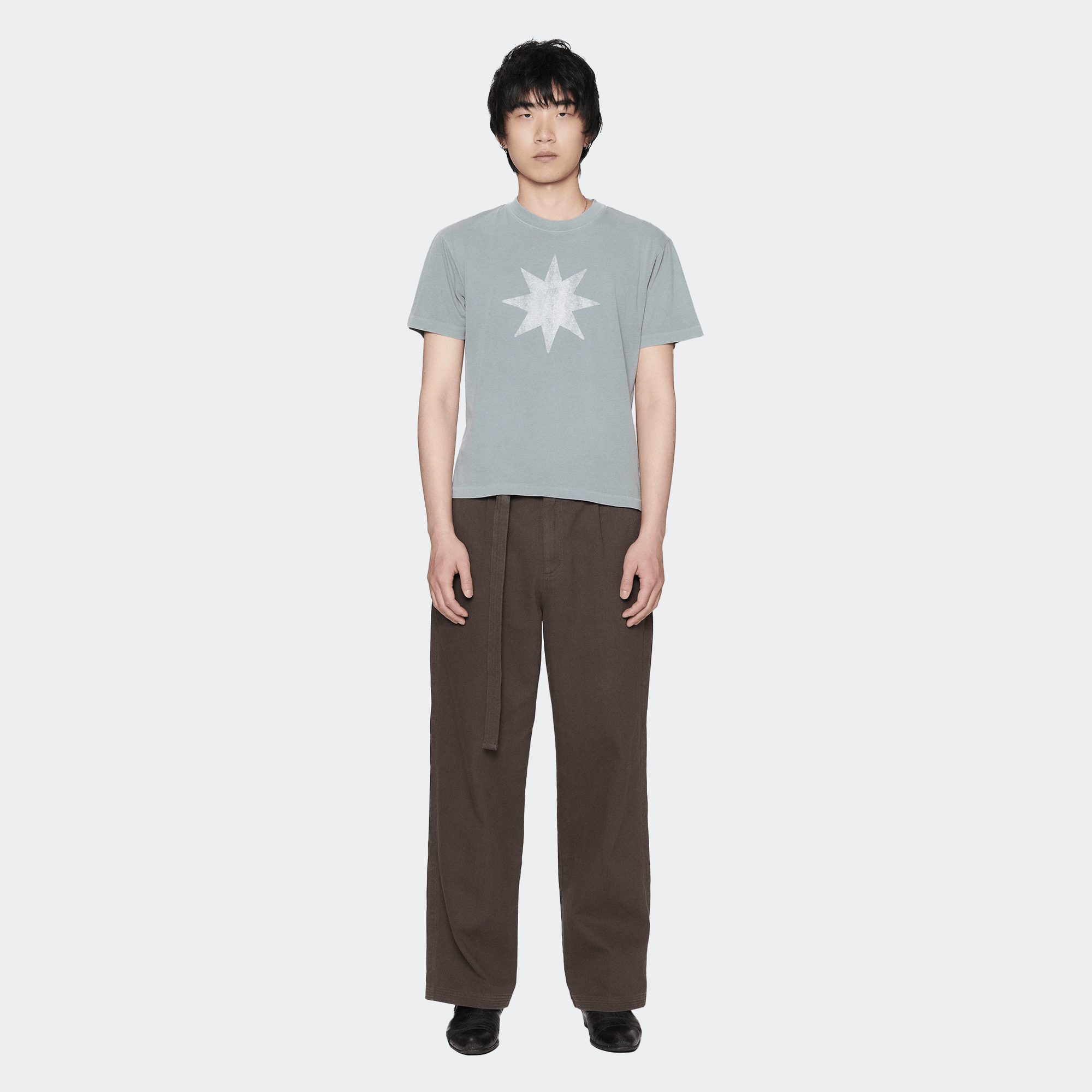 Beach Brains Star Baby Tee - Steel - Beach Brains - State Of Play