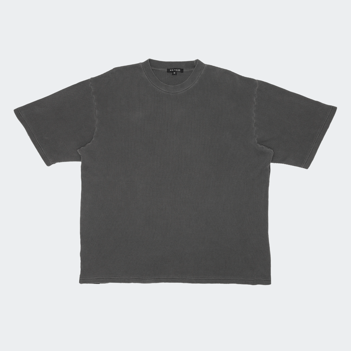 Beach Brains Waffle Dream Tee - Charcoal - Beach Brains - State Of Play
