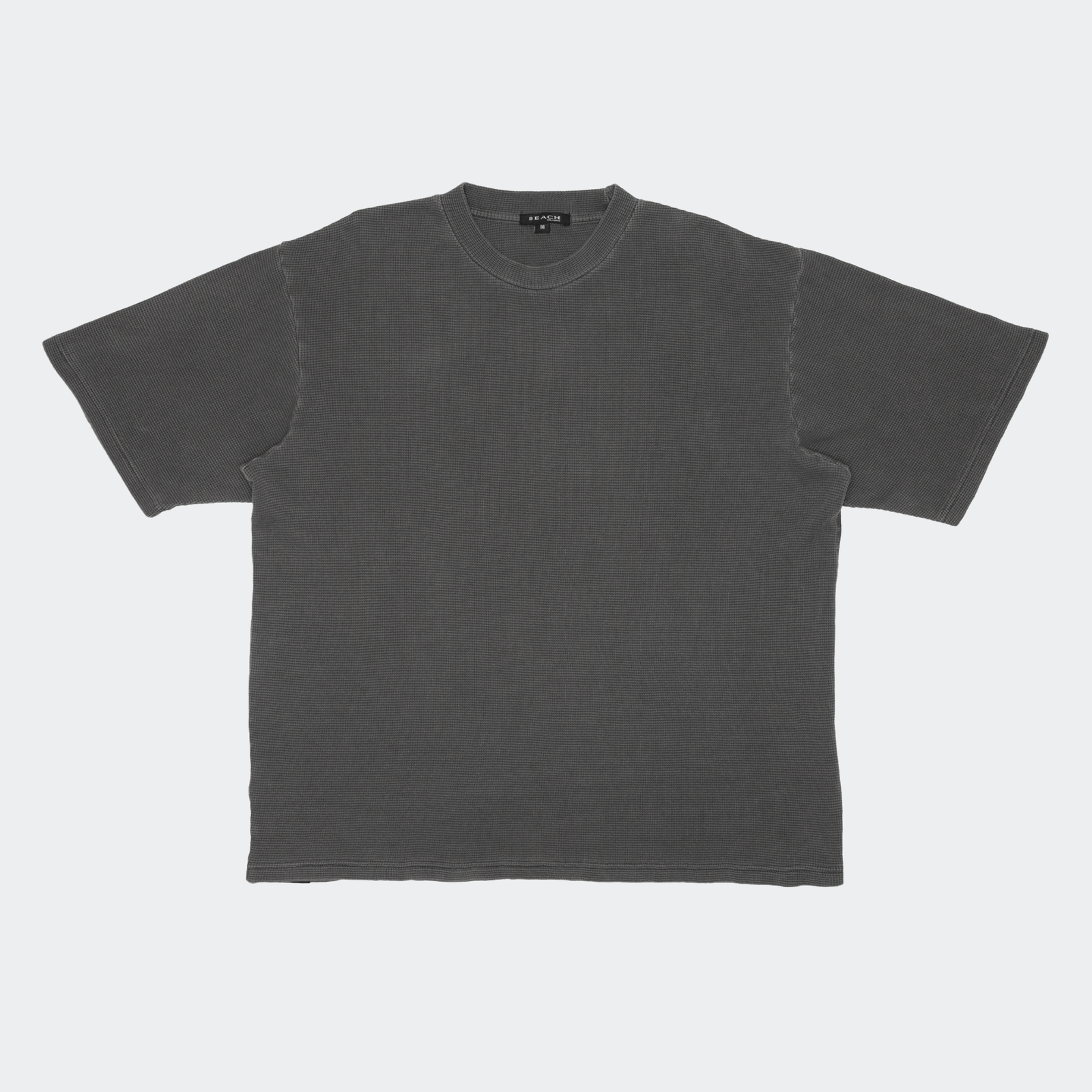 Beach Brains Waffle Dream Tee - Charcoal - Beach Brains - State Of Play