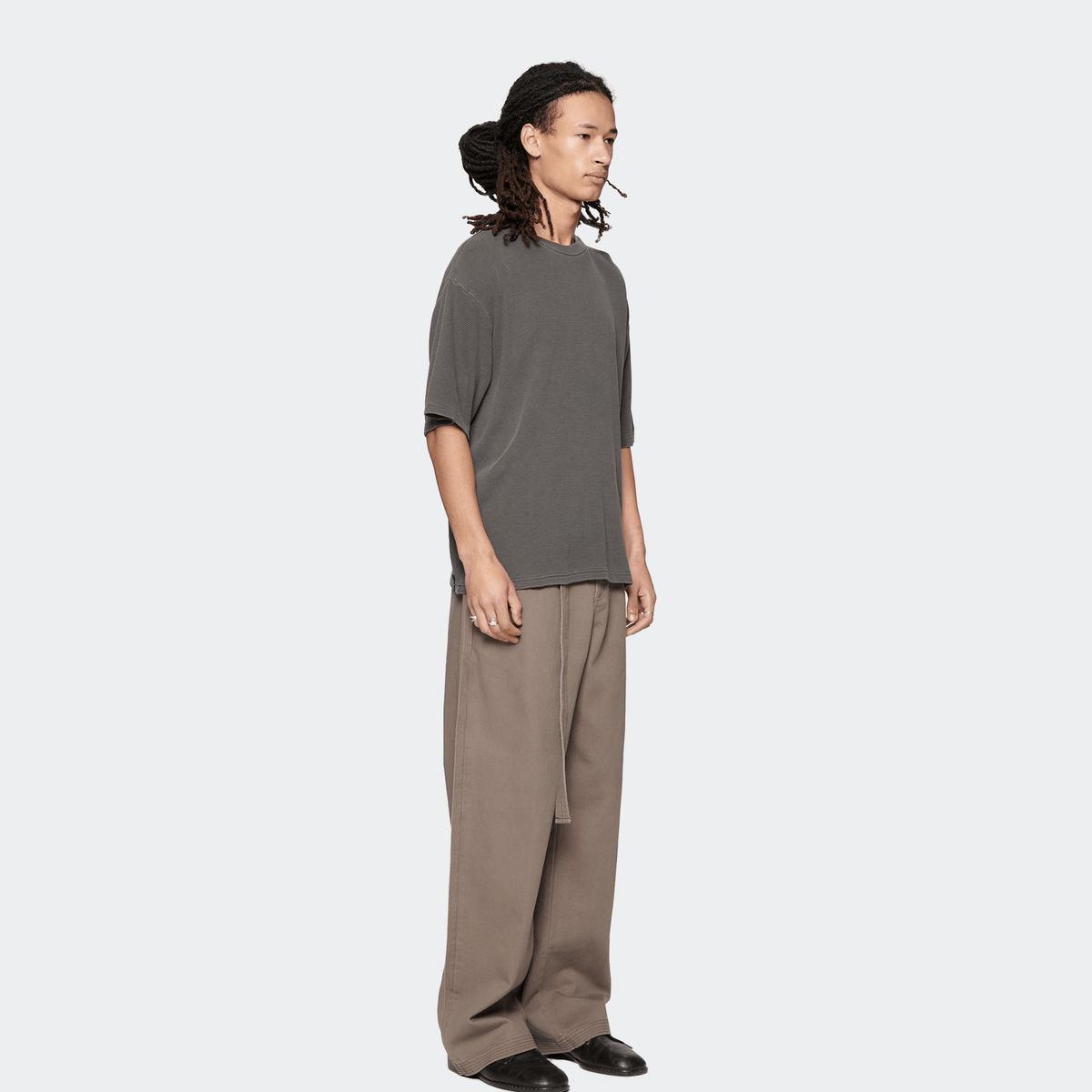 Beach Brains Waffle Dream Tee - Charcoal - Beach Brains - State Of Play