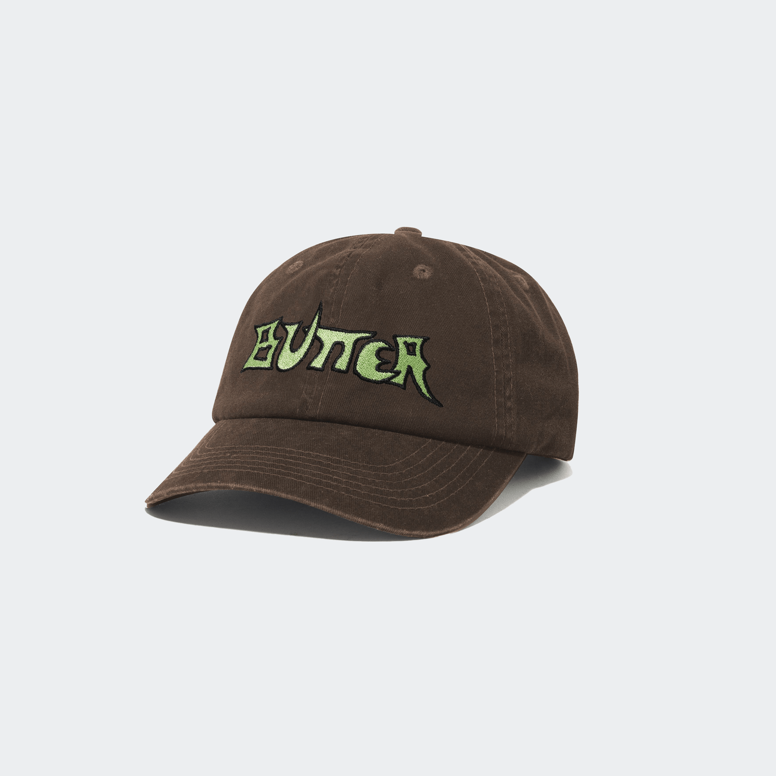 Butter Goods Encounter 6 Panel Cap - Dark Brown - Butter Goods - State Of Play