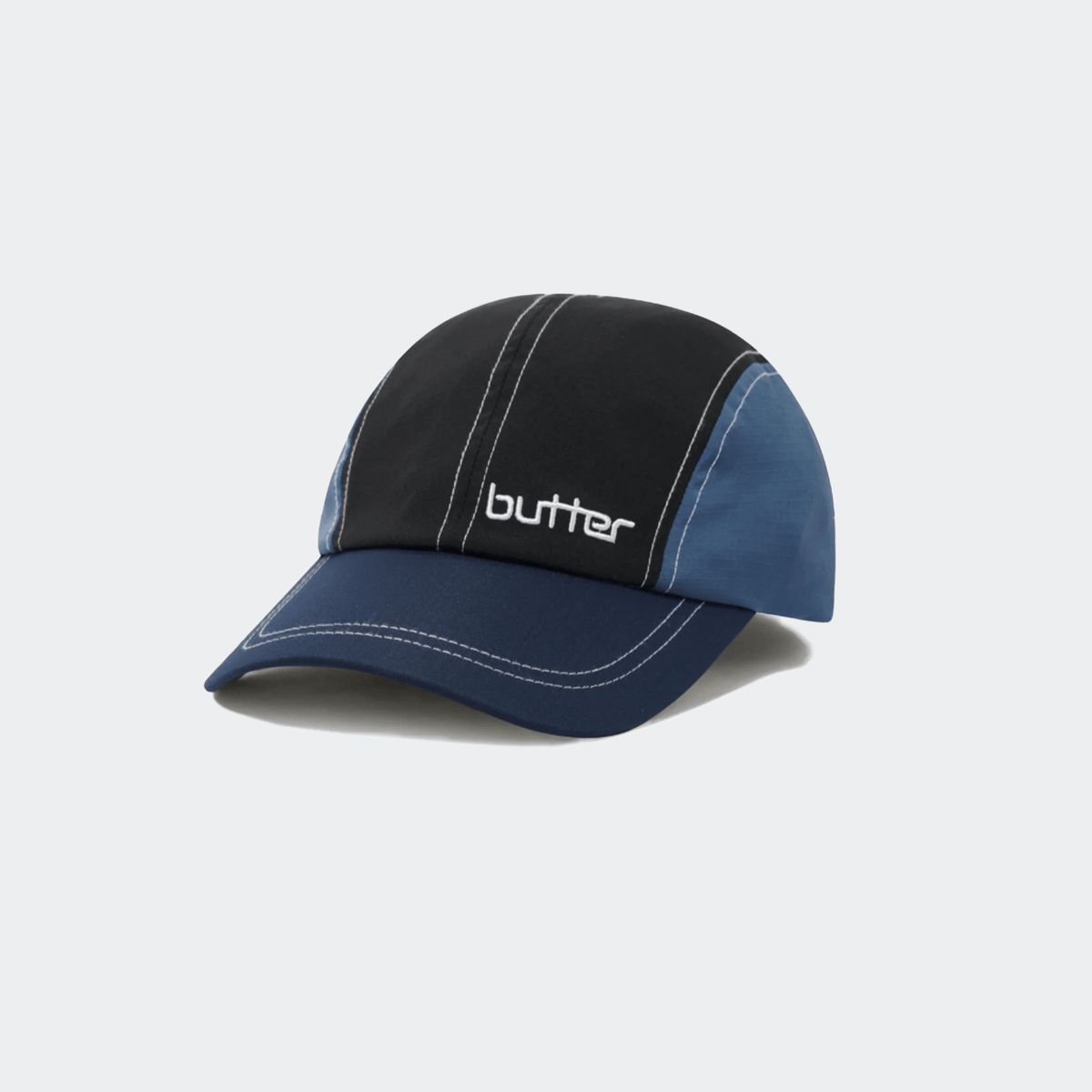 Butter Goods Primary 4 Panel Cap - Black/Slate - Butter Goods - State Of Play