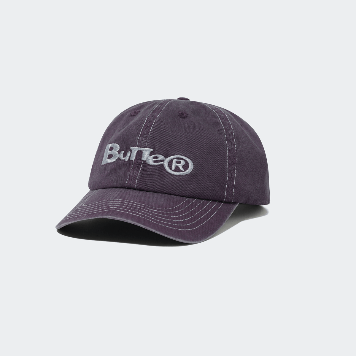 Butter Goods Registered 6 Panel Cap - Washed Dusk - Butter Goods - State Of Play