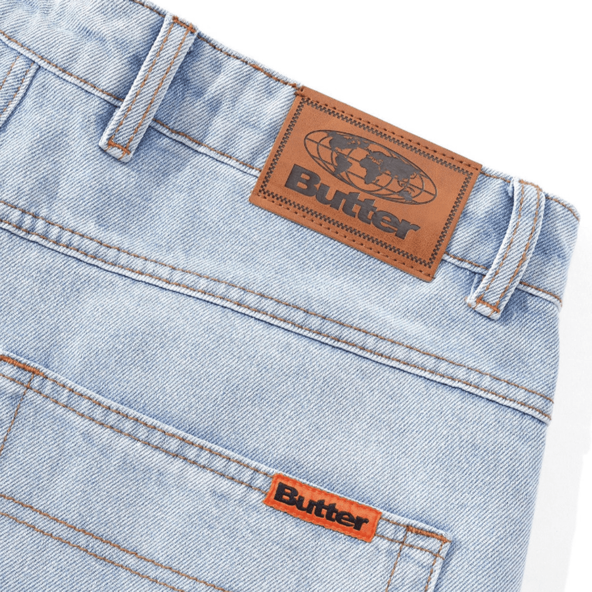 Butter Goods Baggy Denim Jeans - Light Blue - Butter Goods - State Of Play