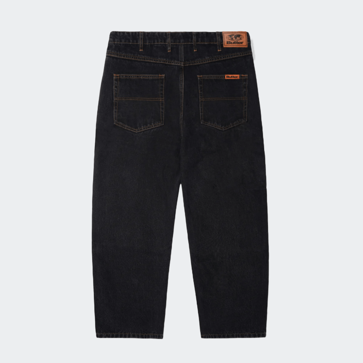 Butter Goods Baggy Denim Jeans - Washed Black - Butter Goods - State Of Play