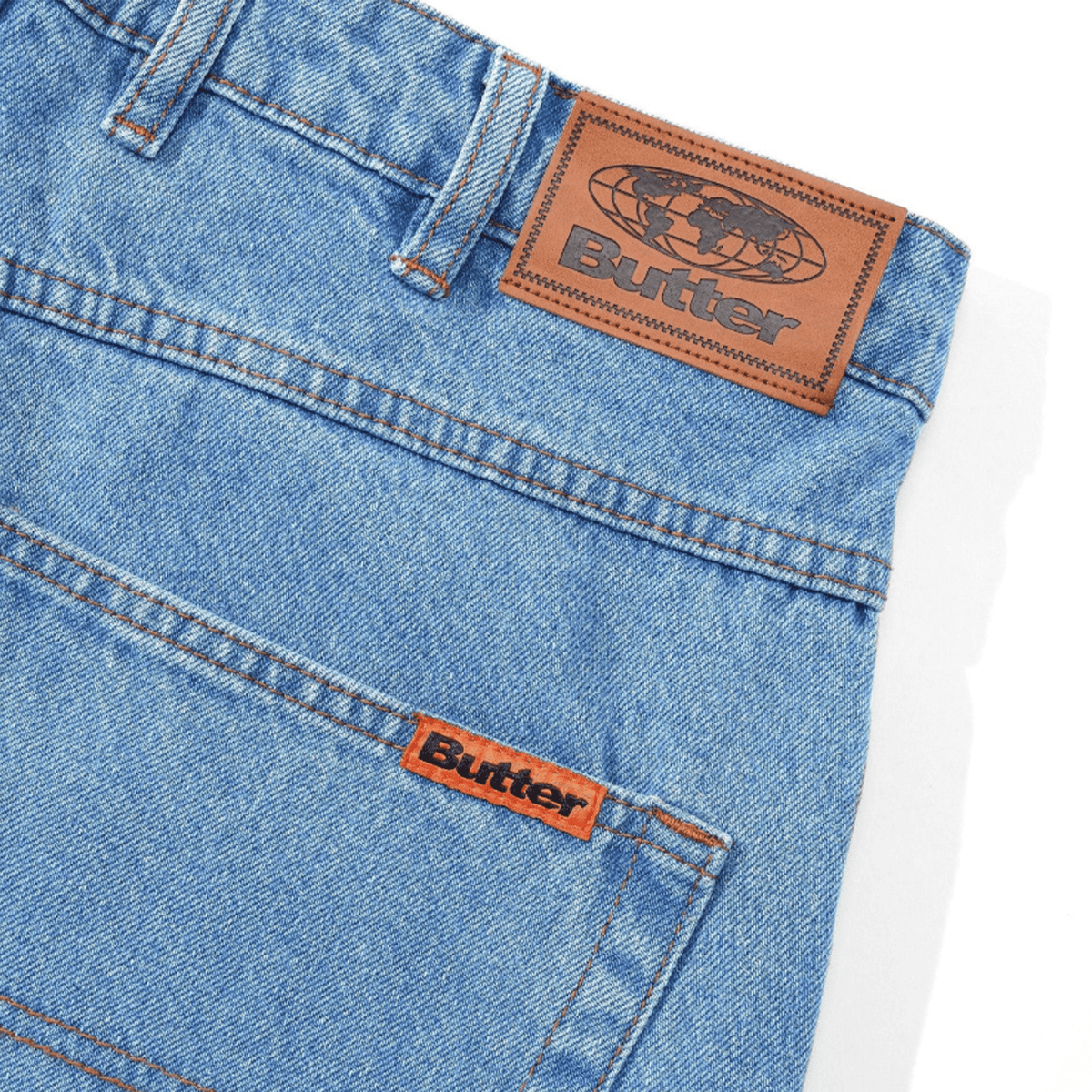 Butter Goods Baggy Denim Jeans - Washed Indigo - Butter Goods - State Of Play
