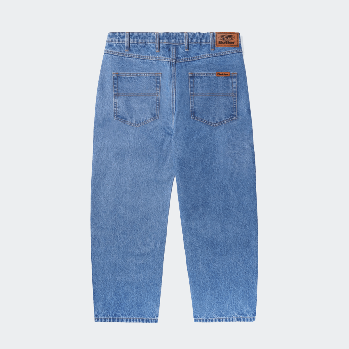 Butter Goods Baggy Denim Jeans - Washed Indigo - Butter Goods - State Of Play