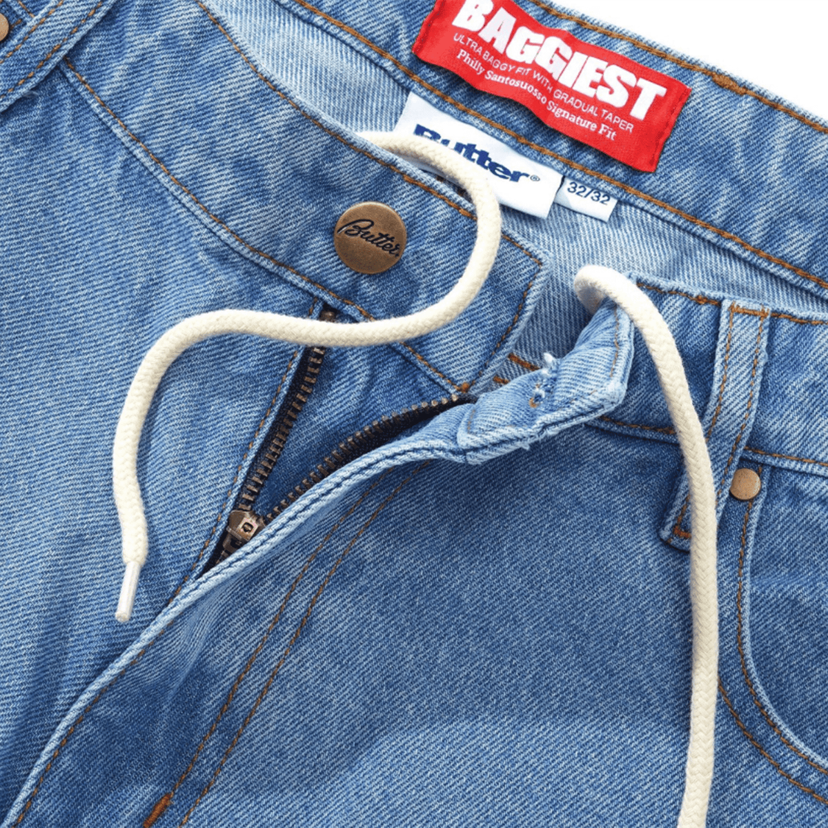 Butter Goods Santosuosso Denim Jeans - Washed Indigo - Butter Goods - State Of Play