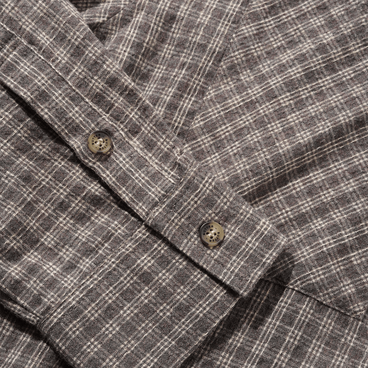 Butter Goods Ace Long Sleeve Shirt - Grey - Butter Goods - State Of Play