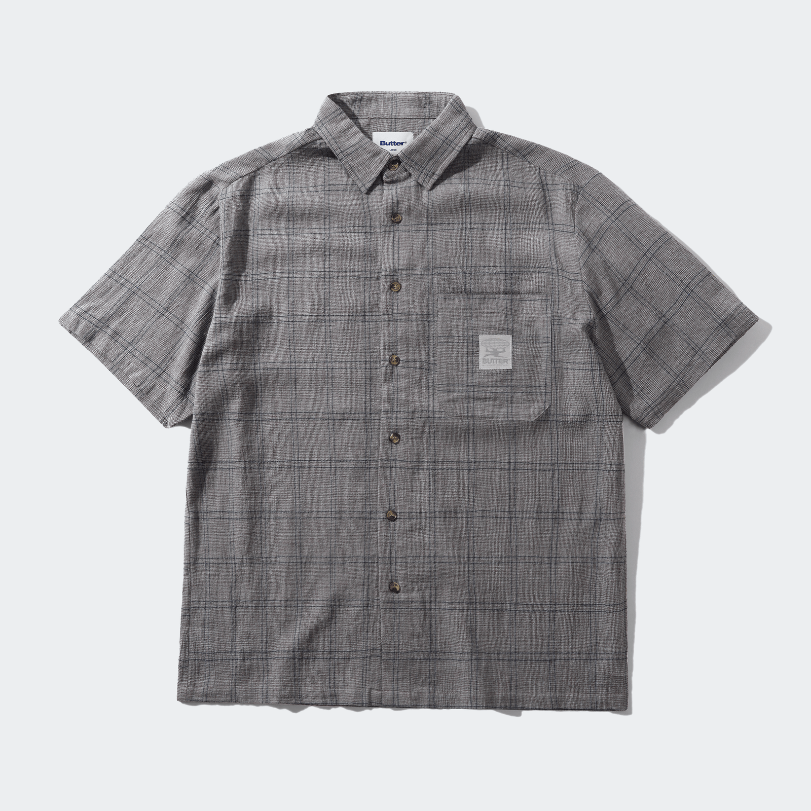 Butter Goods Equiptment Short Sleeve Shirt - Navy - Butter Goods - State Of Play