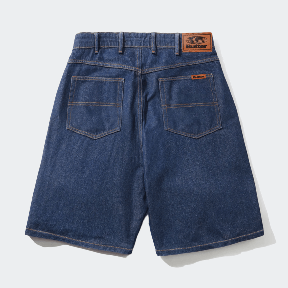 Butter Goods Baggy Denim Shorts - Dark Indigo - Butter Goods - State Of Play