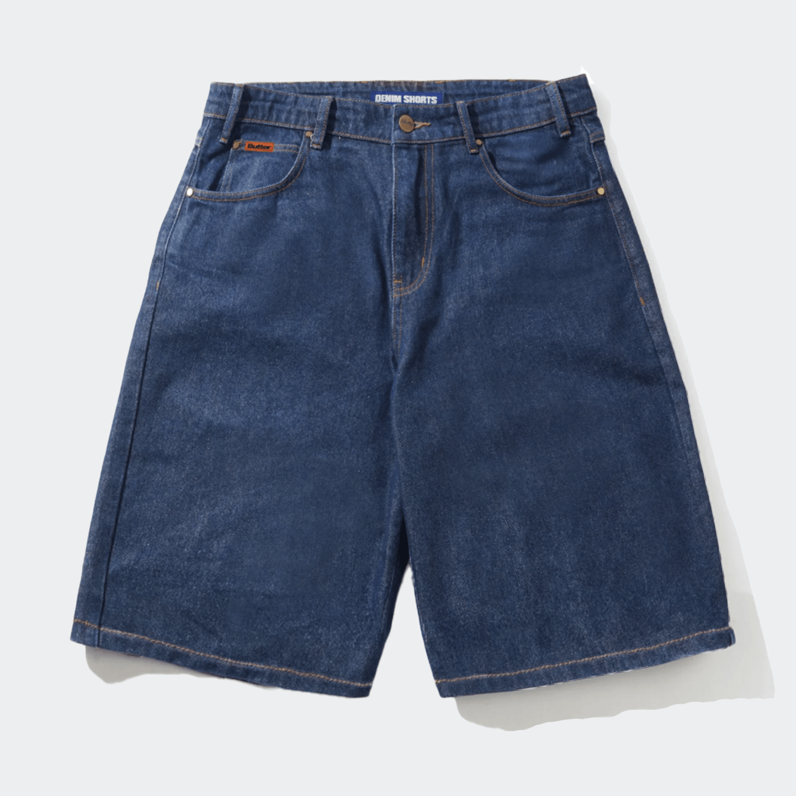 Butter Goods Baggy Denim Shorts - Dark Indigo - Butter Goods - State Of Play