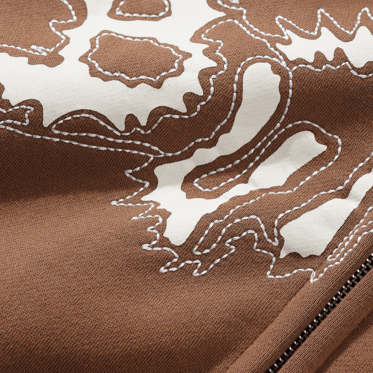 Butter Goods Eruption Zip-Thru Hood - Chocolate - Butter Goods - State Of Play