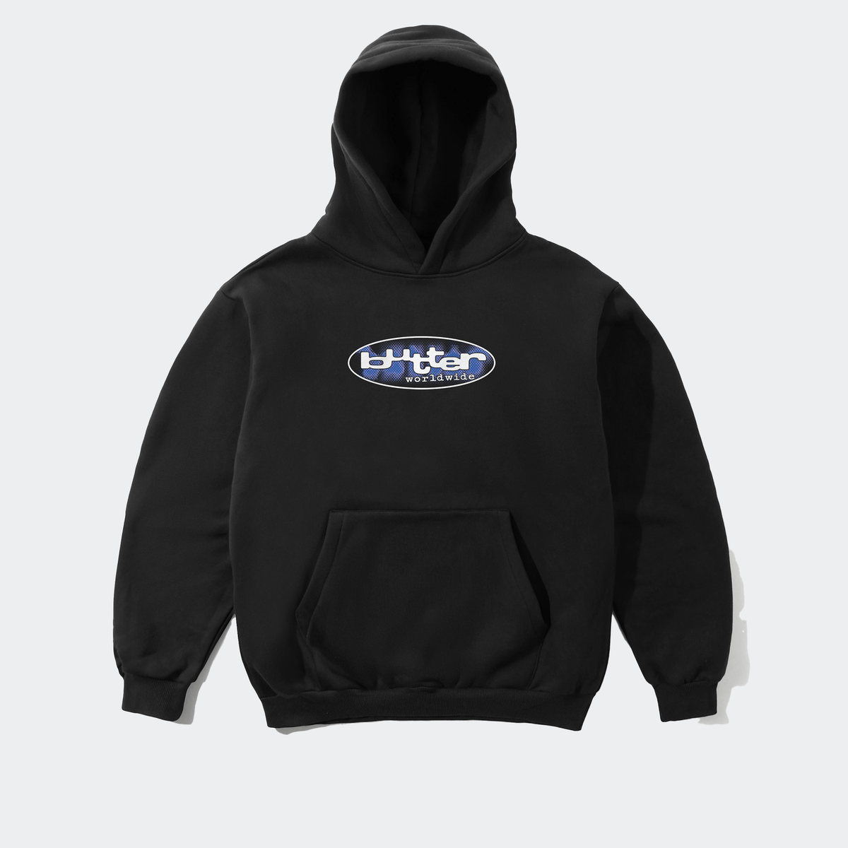 Butter Goods Vortex Pullover Hood - Black - Butter Goods - State Of Play