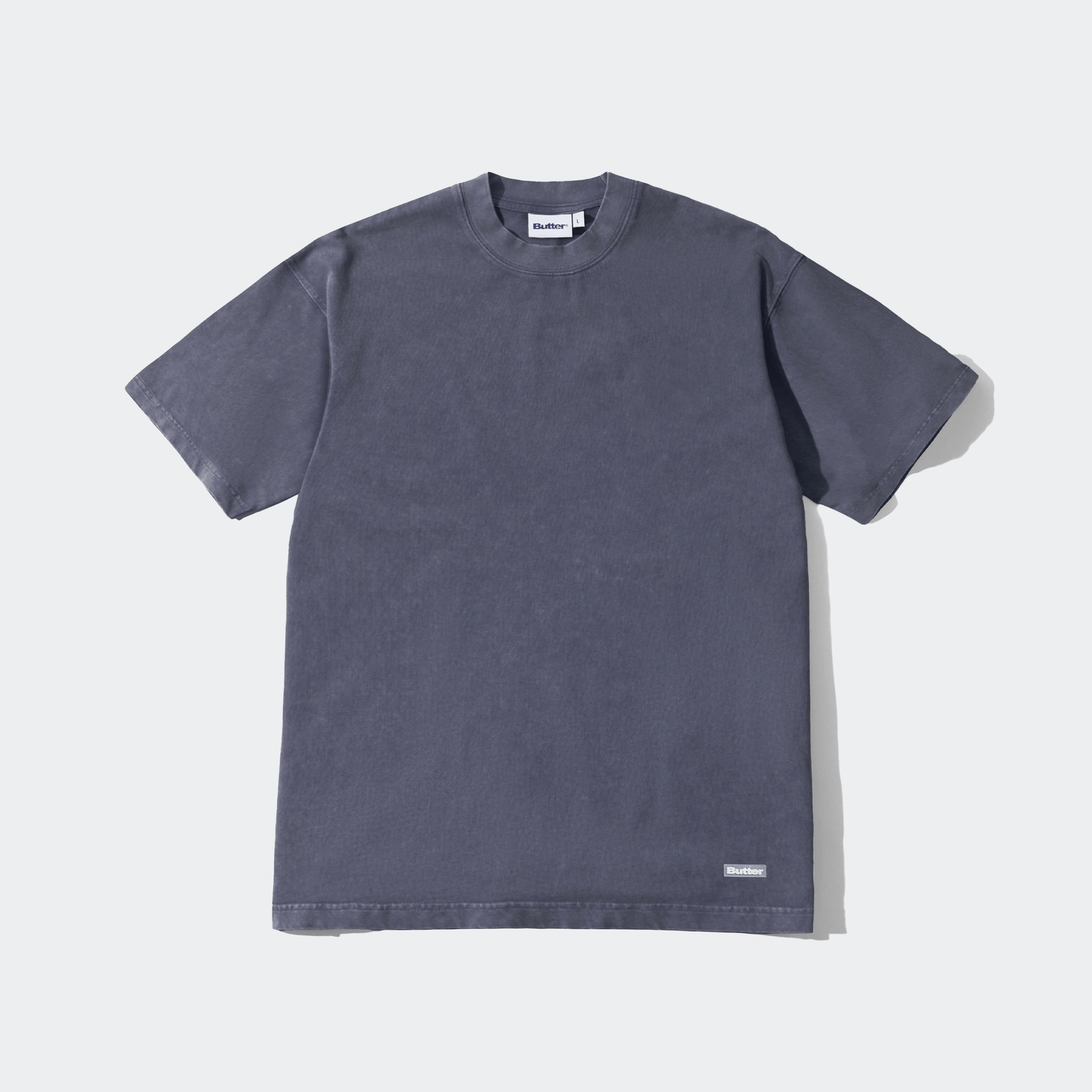 Butter Goods Basic Short Sleeve Tee - Washed Steel - Butter Goods - State Of Play