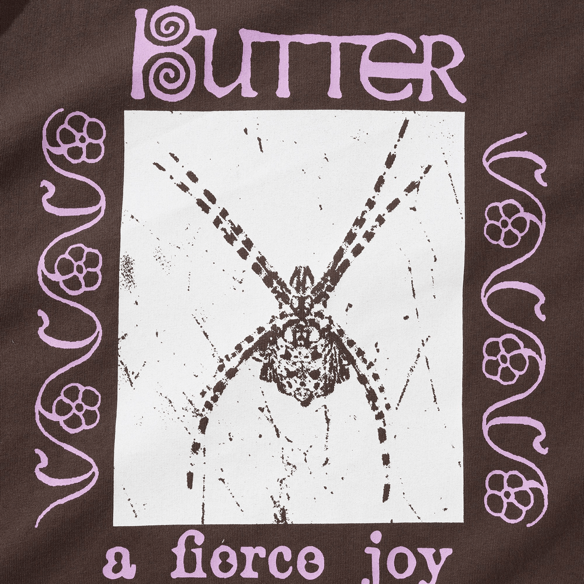 Butter Goods Fierce Joy Short Sleeve Tee - Chocolate - Butter Goods - State Of Play