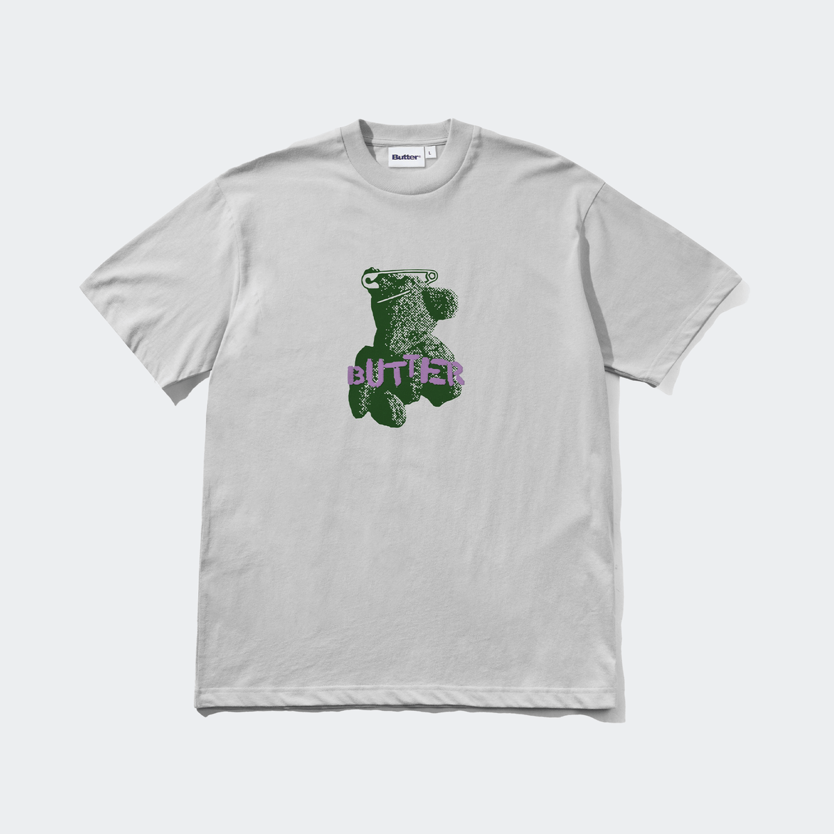 Butter Goods Teddy Bear Short Sleeve Tee - Cement - Butter Goods - State Of Play