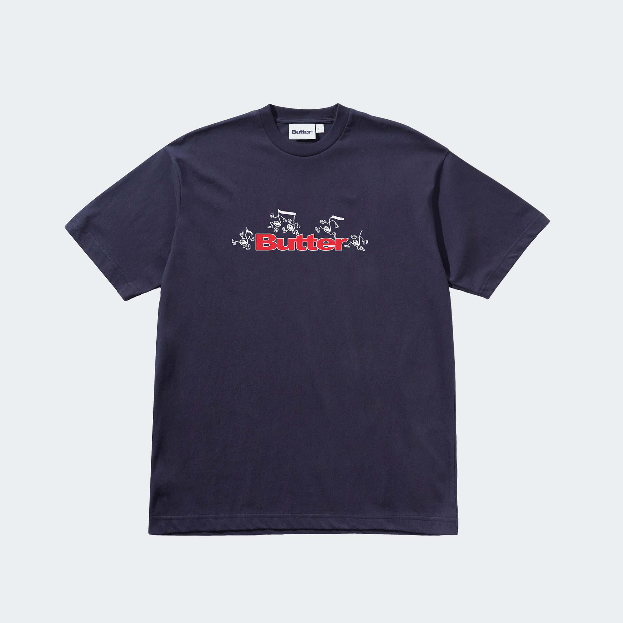 Butter Goods Tempo Logo Tee - Navy - Butter Goods - State Of Play