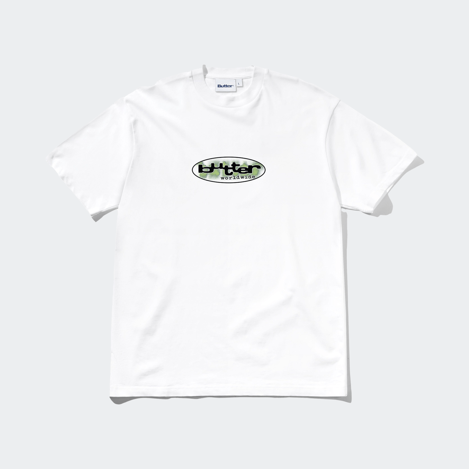 Butter Goods Vortex Short Sleeve Tee - White - Butter Goods - State Of Play