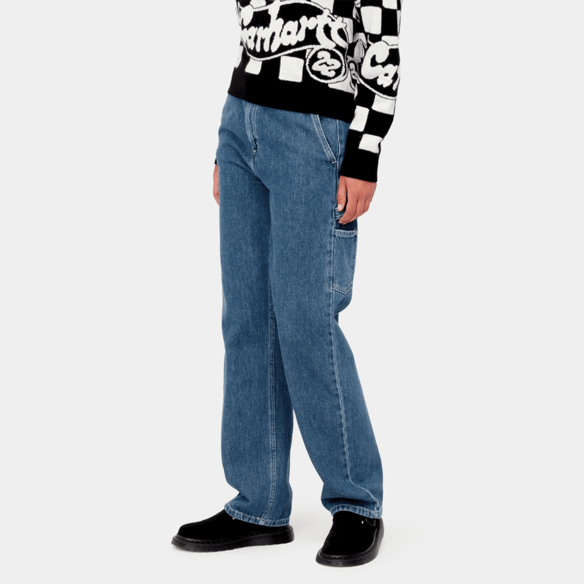 Carhartt WIP Pierce Womens Straight Pant - Blue Stone Washed - Carhartt WIP - State Of Play