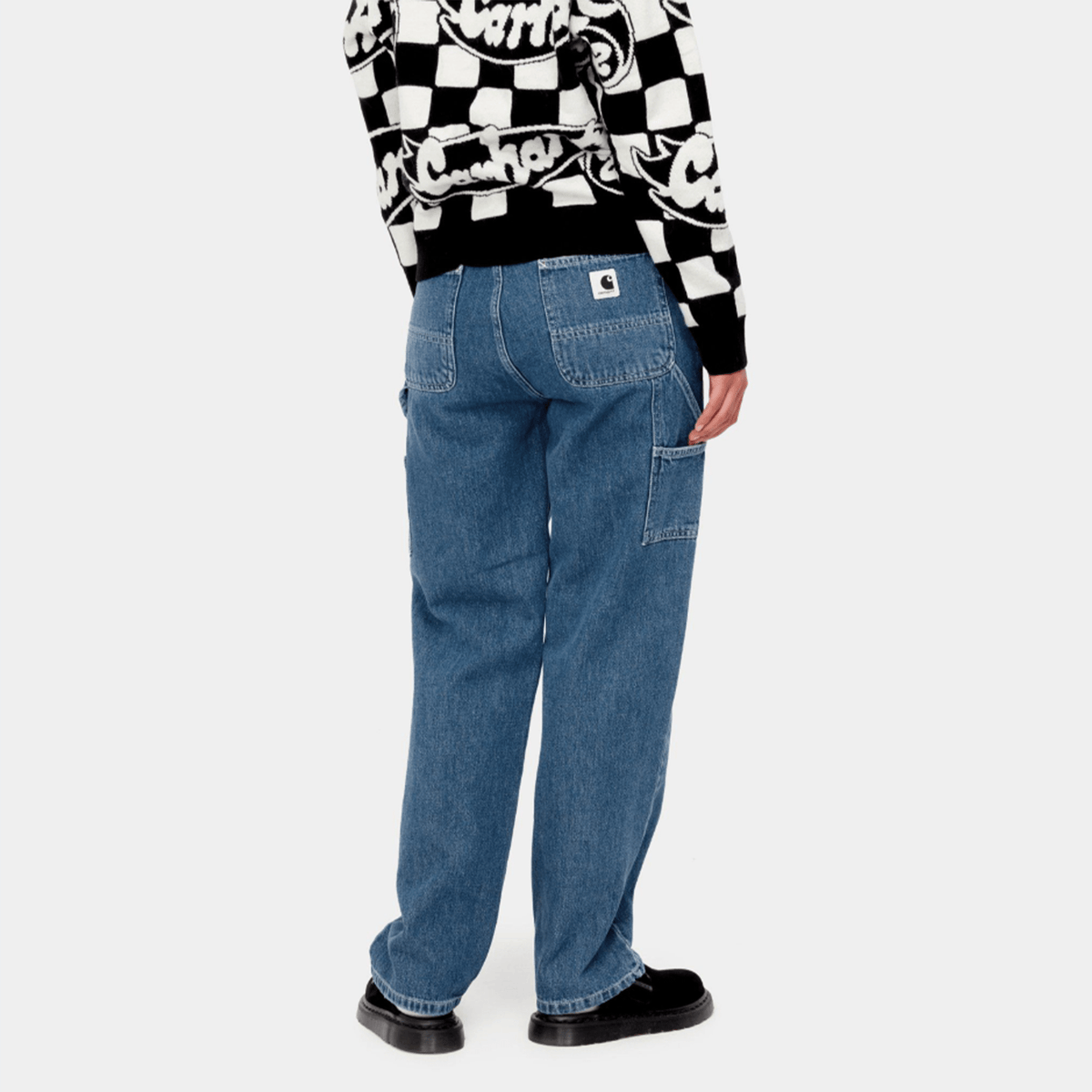 Carhartt WIP Pierce Womens Straight Pant - Blue Stone Washed - Carhartt WIP - State Of Play