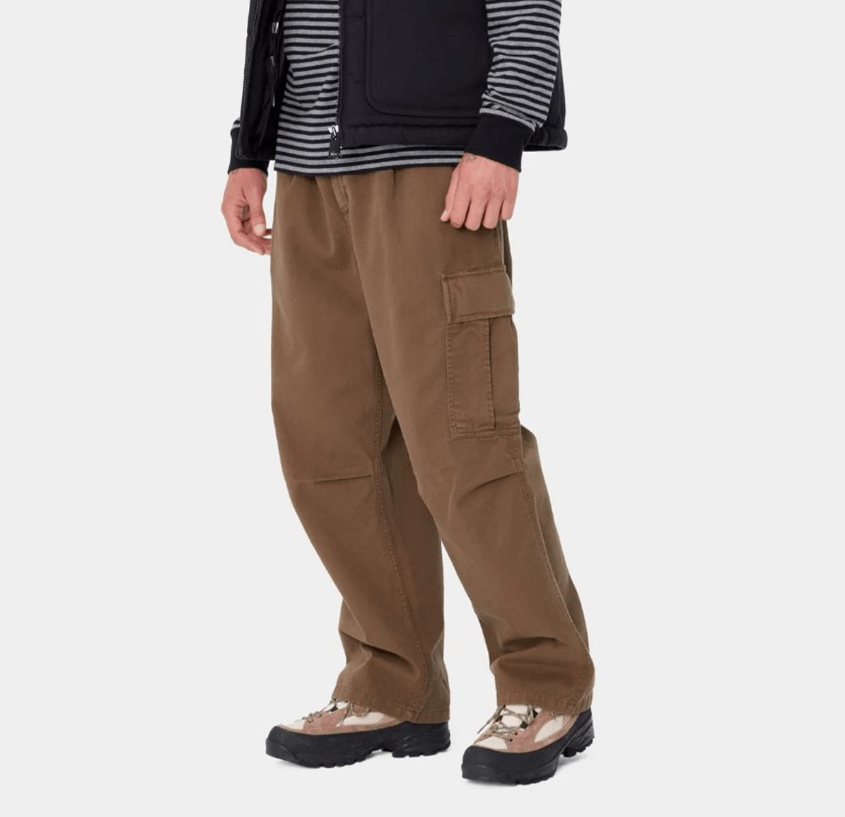 Carhartt WIP Cole Cargo Pant Garment Dyed - Chocolate - Carhartt WIP - State Of Play