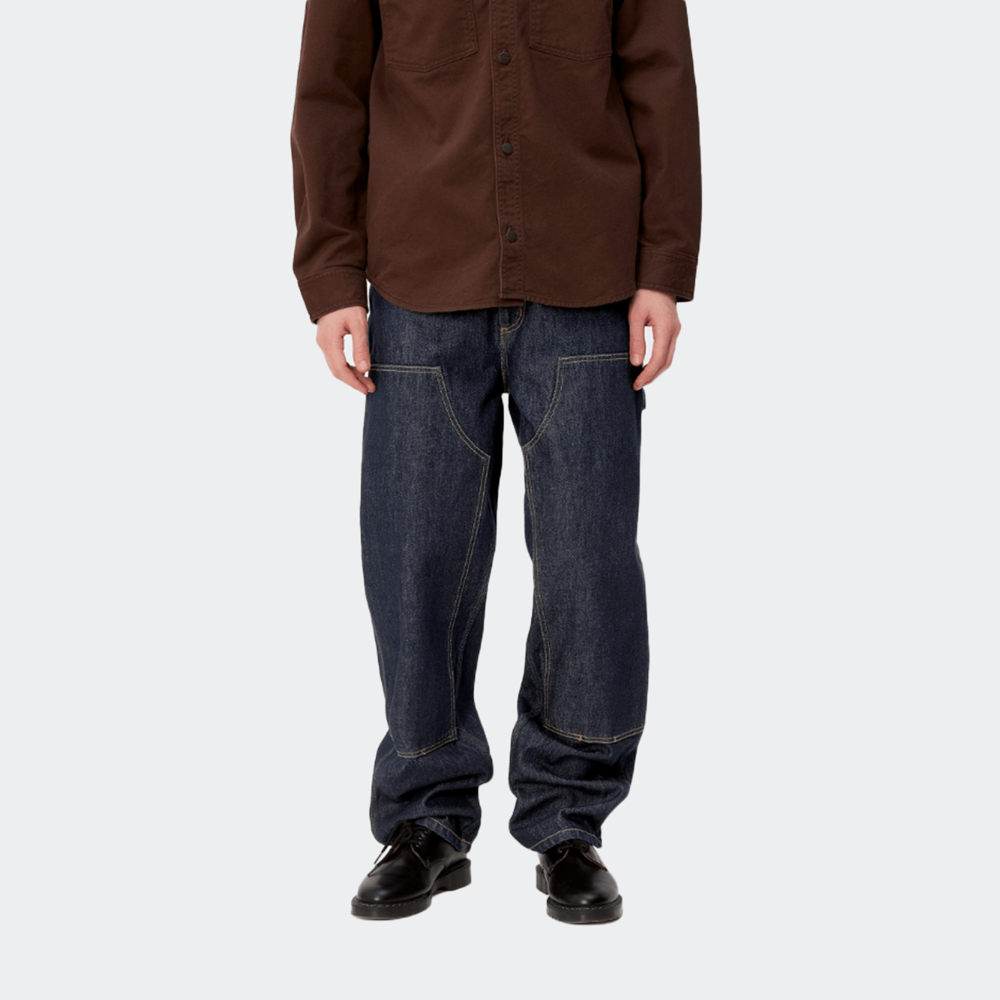 Carhartt WIP Double Knee Pant - Blue Rinsed - Carhartt WIP - State Of Play