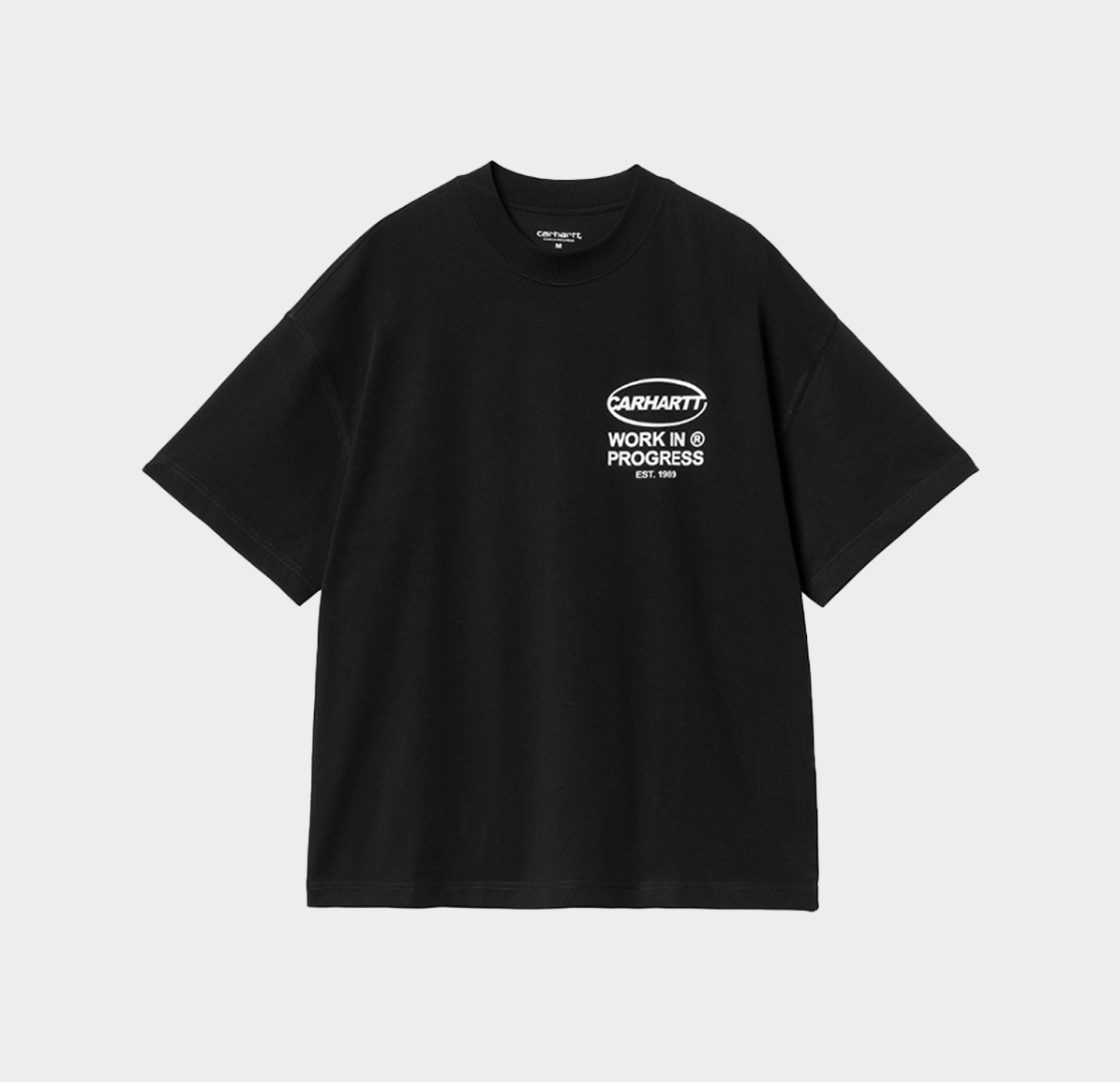 Carhartt WIP Short Sleeve Body Of Work Tee Shirt - Black/White - Carhartt WIP - State Of Play