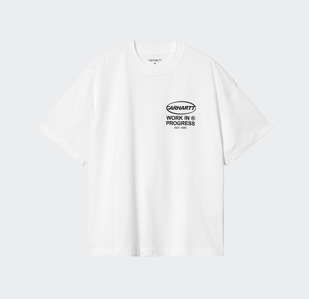 Carhartt WIP Short Sleeve Body Of Work Tee Shirt - White/Black - Carhartt WIP - State Of Play