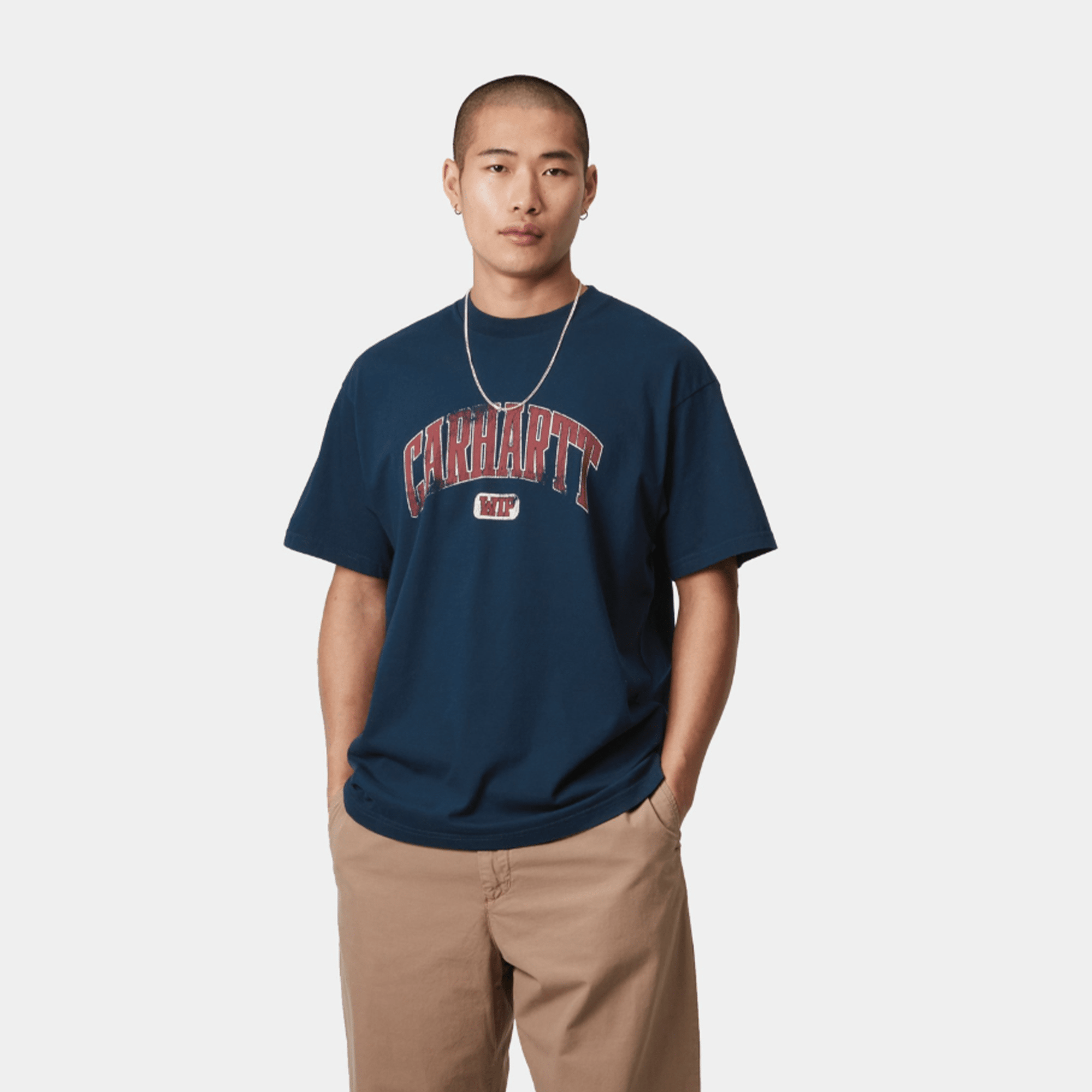Carhartt WIP Short Sleeve Lecture Tee Shirt - Ink - Carhartt WIP - State Of Play