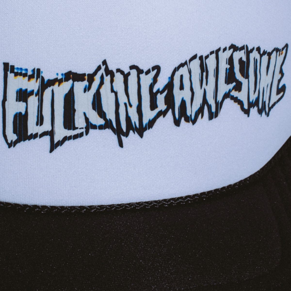 Fucking Awesome Scanner Warp Stamp Trucker Hat - Black - Fucking Awesome - State Of Play