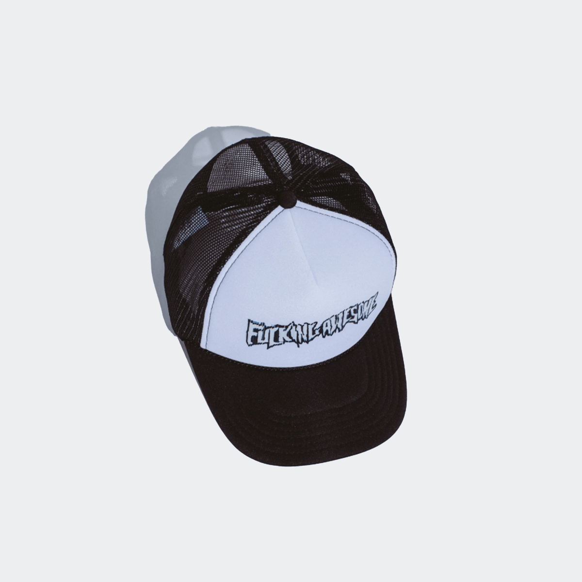 Fucking Awesome Scanner Warp Stamp Trucker Hat - Black - Fucking Awesome - State Of Play