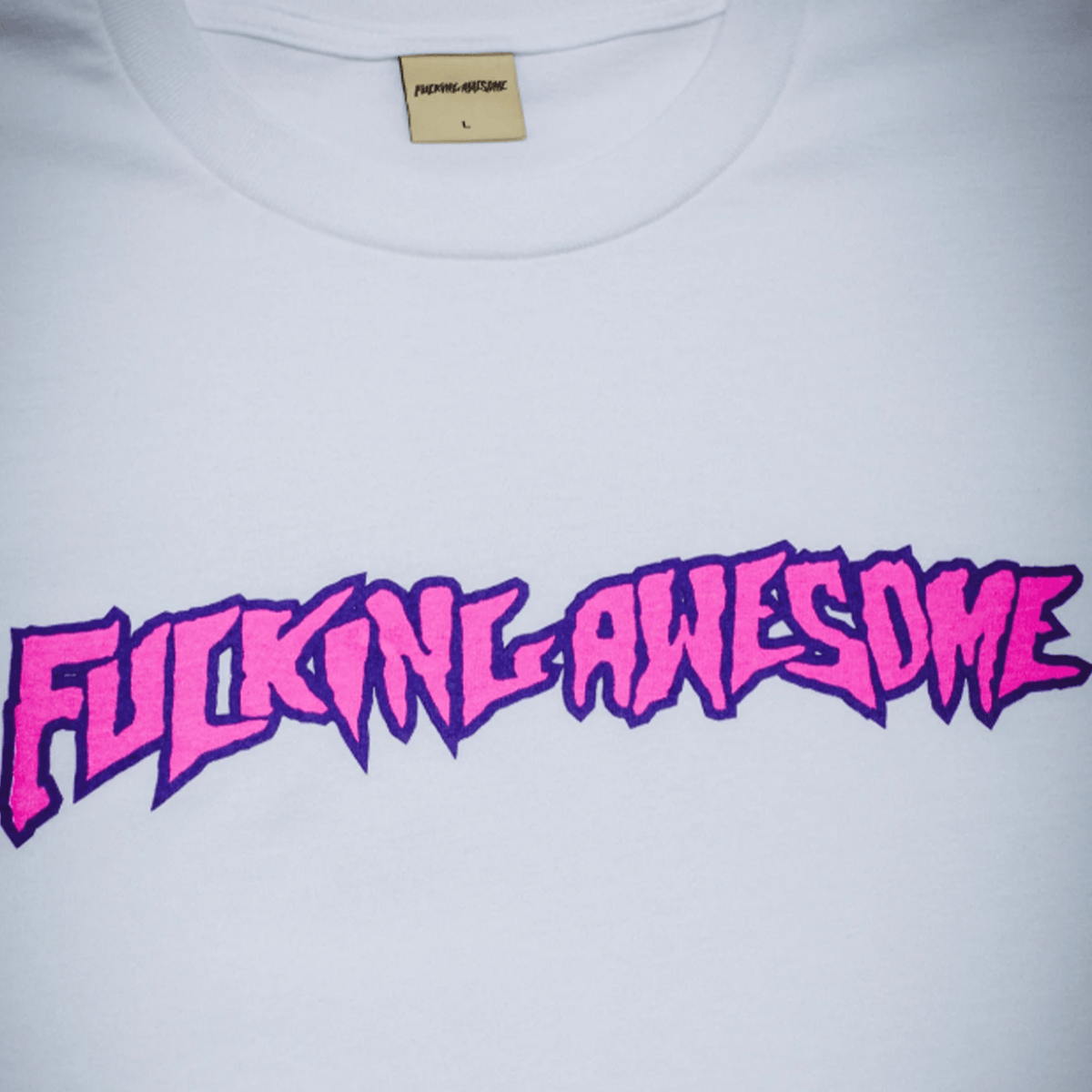 Fucking Awesome Stamp Short Sleeve Tee - White - Fucking Awesome - State Of Play