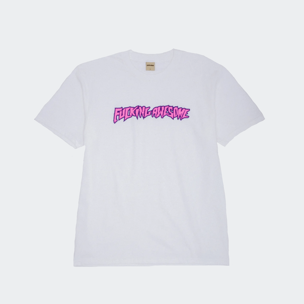 Fucking Awesome Stamp Short Sleeve Tee - White - Fucking Awesome - State Of Play