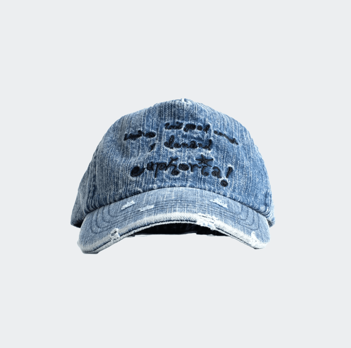 Jungles Euphoria Cap - Distressed Denim - Jungles - State Of Play