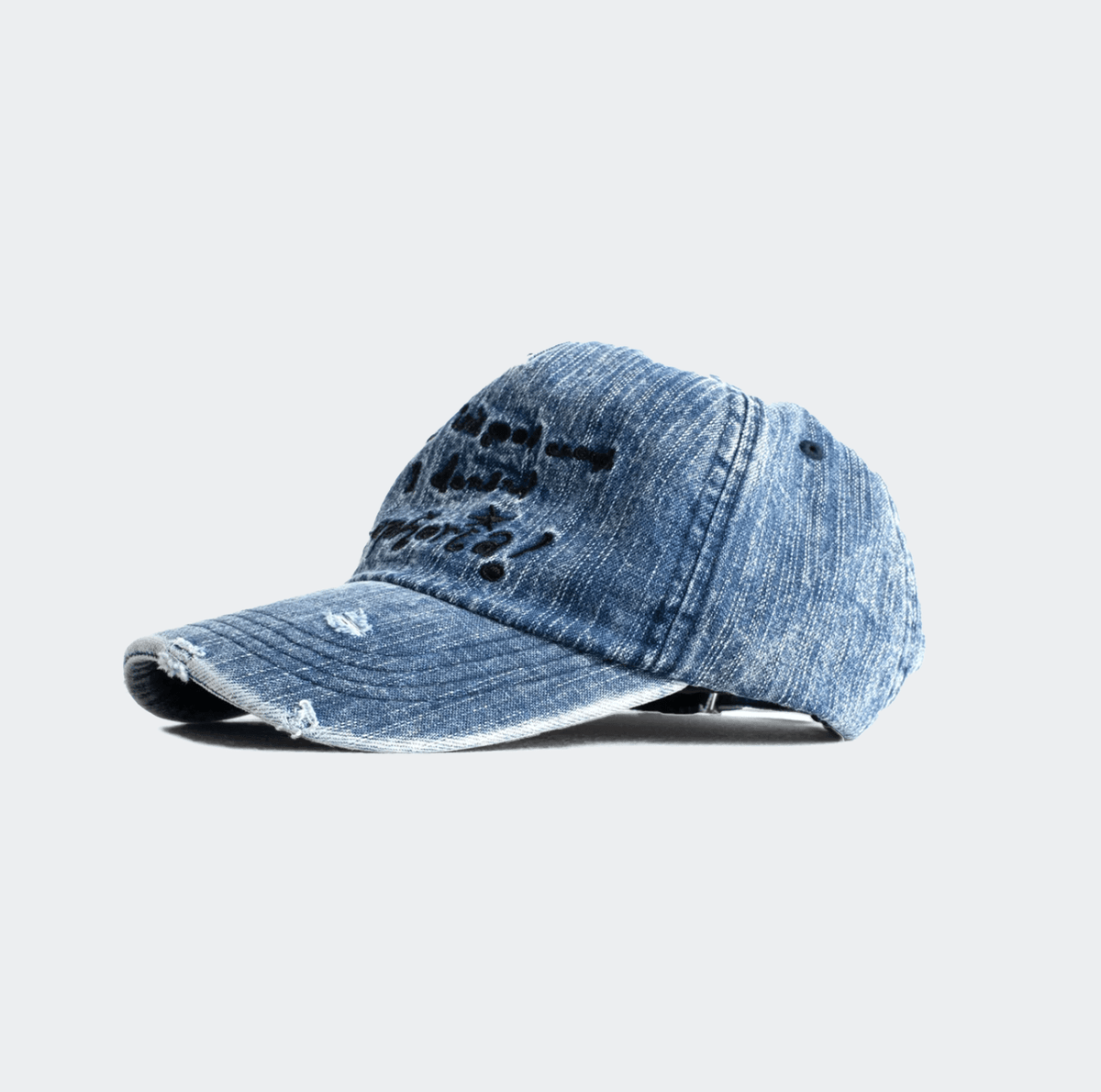 Jungles Euphoria Cap - Distressed Denim - Jungles - State Of Play